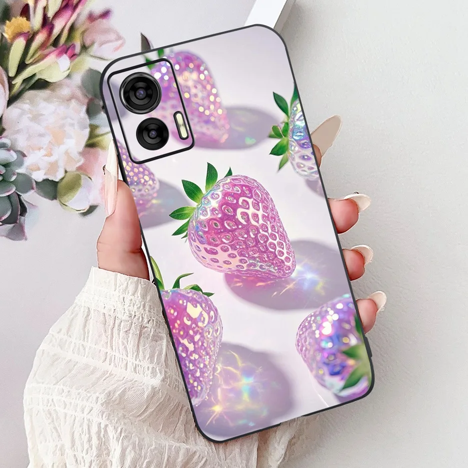 Cute Painted Shockproof Phone Case for Motorola Edge 30 Neo - Soft Protective Cover