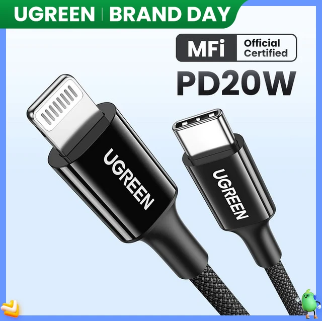 UGREEN MFi 20W PD USB C to Lightning Cable for iPhone 14 13 12 Pro Max Fast  Charging Type C Cable for iPhone for iPad - AliExpress