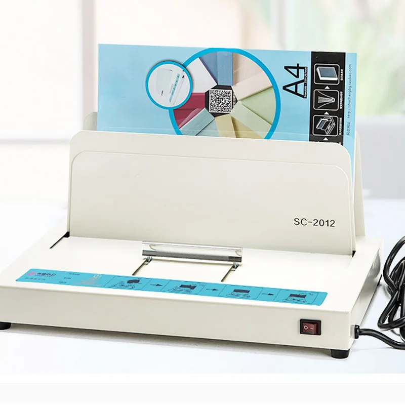 Hot Melt Glue Universal Thermal Binding Machine A4 Paper Contract Heat  Binder