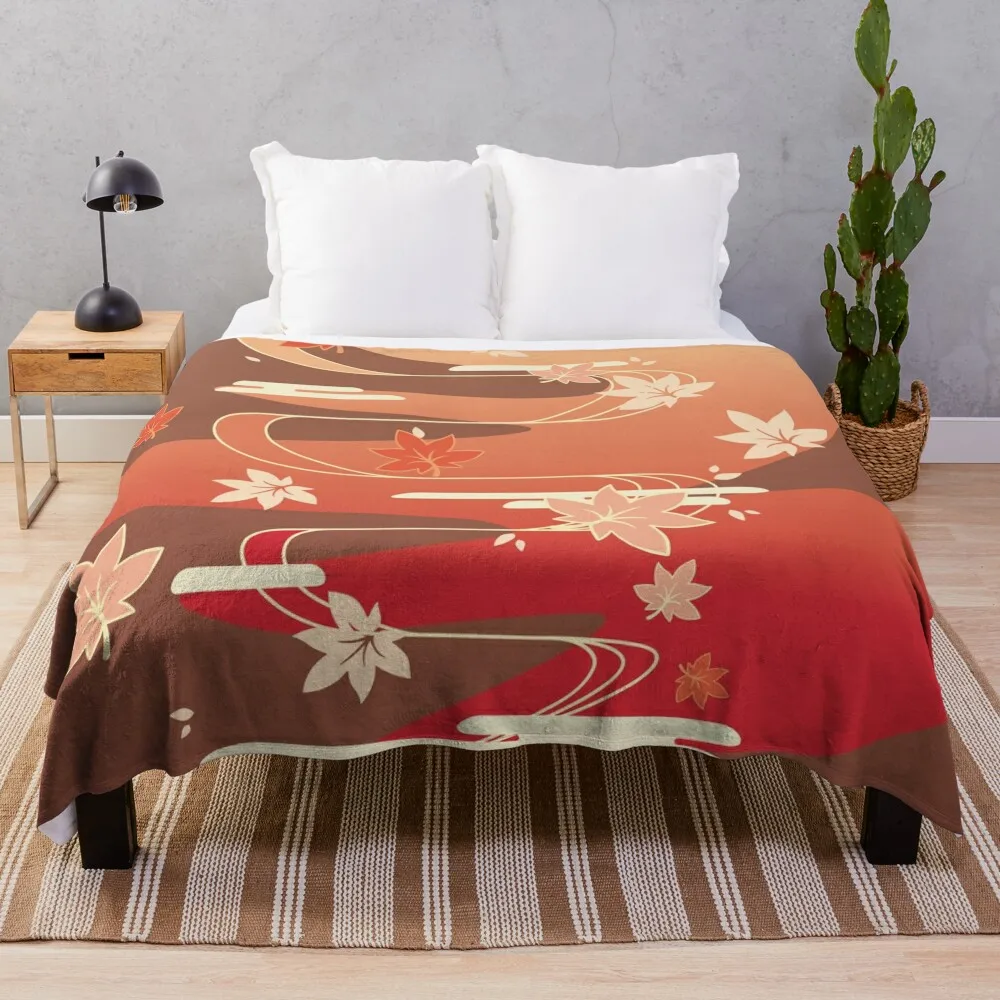 

Kaedehara Kazuha - Genshin Impacts Throw Blanket Furry Blankets Bed Fashionable Blanket