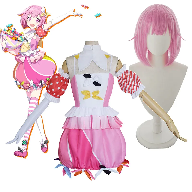 Project SEKAI: Wonderlands × Showtime: Otori Emu | Pink Cosplay Costume Set 25 Project SEKAI: COLORFUL STAGE! Ootori Emu Cosplay Costume for Women (Unofficial)