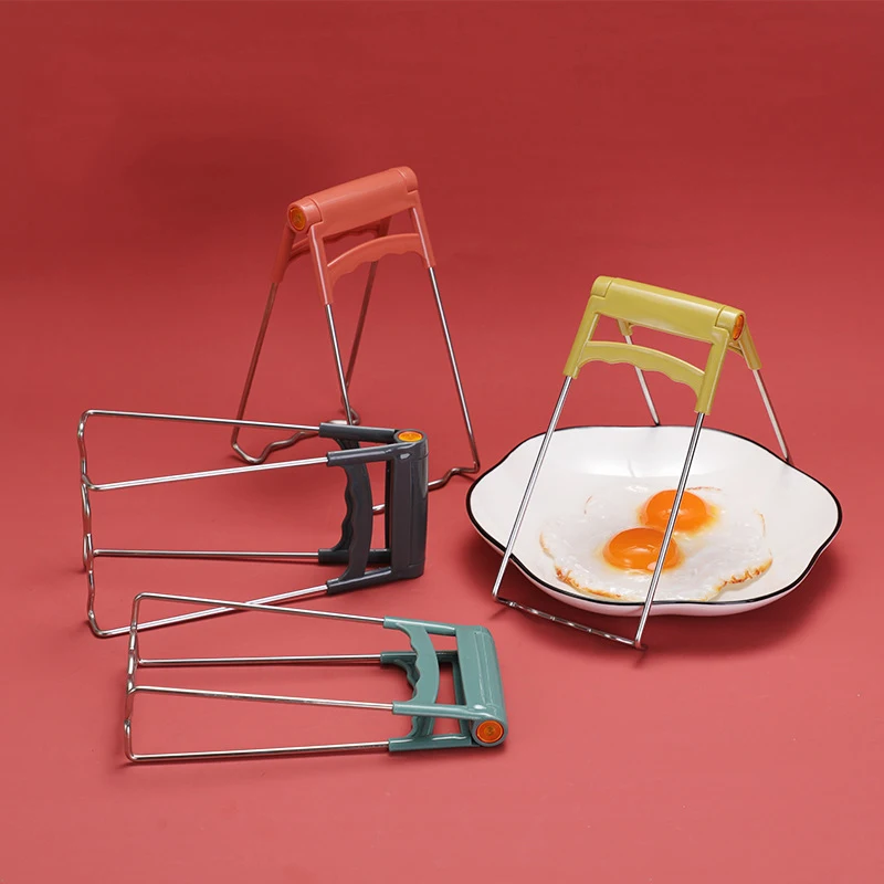 

1 шт. столовая посуда, зажим для чаши с защитой от ожогов, устойчивый к высоким температурам, нескользящий зажим из нержавеющей стали