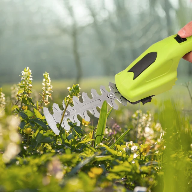 2 Az 1 -Ben Gyomnövény Háztartás Vezeték Nélküli Elektromos Sövény -Trimmer 3,6 V -Os Usb Újratölthető Gyomnövényes Metszés A Kerti Szerszámhoz - Image 4