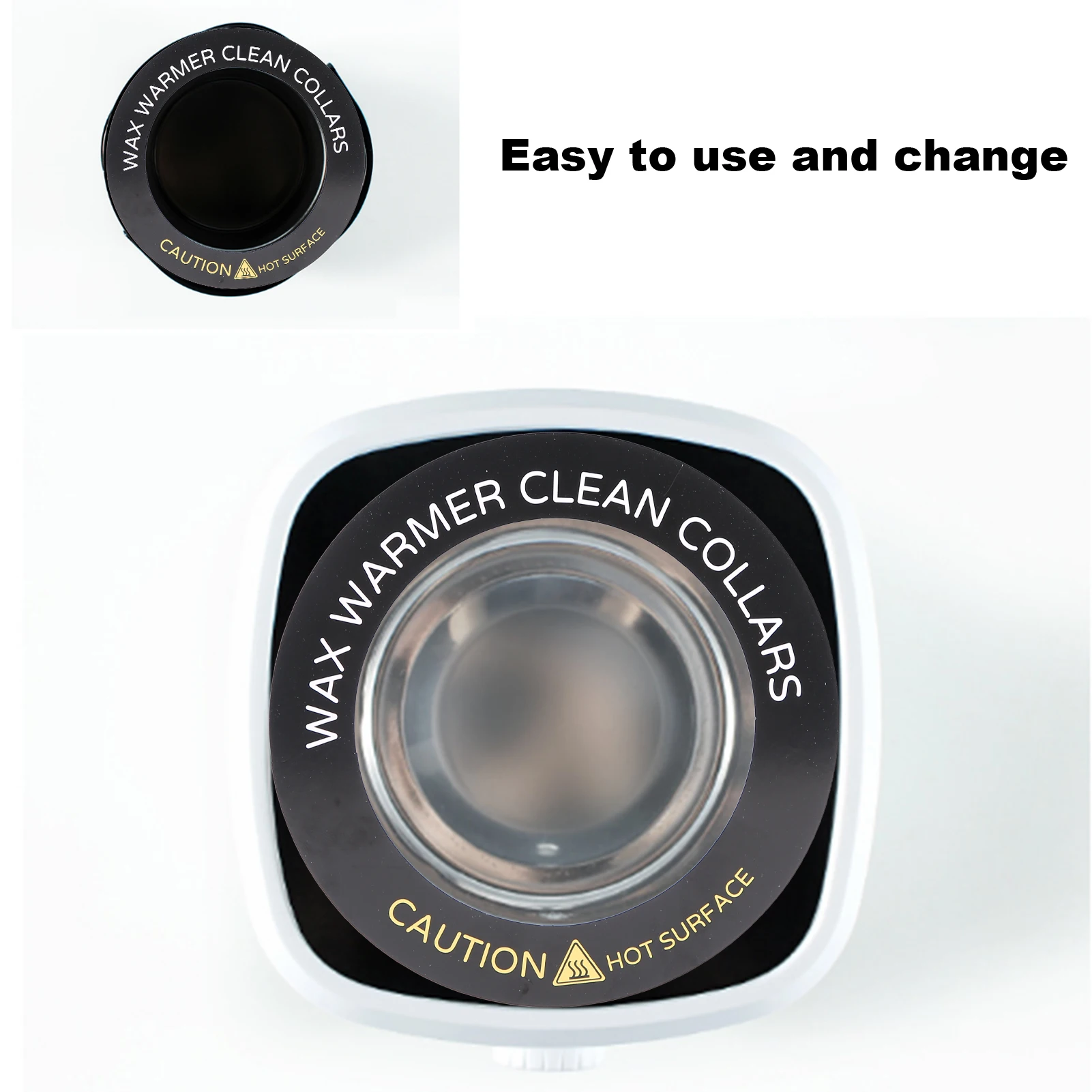 10Pcs Round Shape Waxing Machine Cleaning Paper Ring Wax Heater Accessories Waxing Machine Cleaning Paper