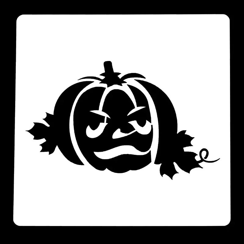 

Трафареты для рисования стен на Хэллоуин «сделай сам», декоративные бумажные карточки для альбома, скрапбукинга, инструменты для распыления красок, 15 х15