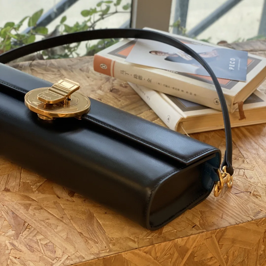 Leder frauen abendessen schulter mode handtasche unterarmtasche_voghion.com