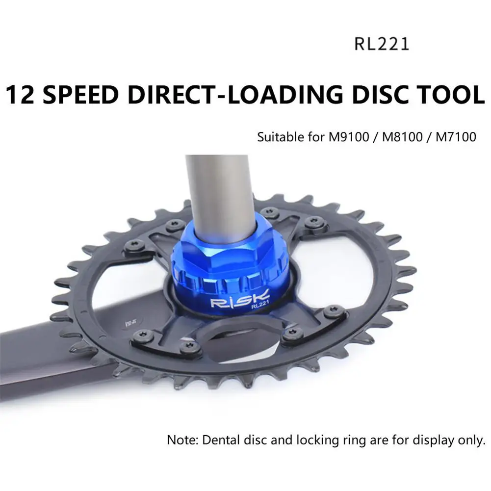 Bike Chainring 12 Speed Aluminum Alloy CNC Direct Mount Repair Tool For Shimano M7100/m8100/m9100 Slx Crankset 46x26mm