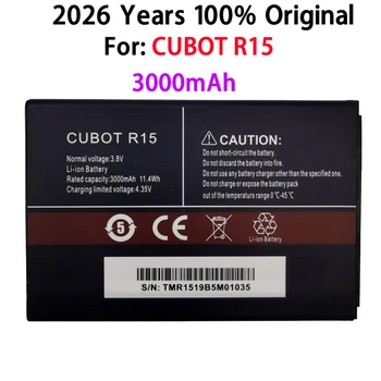 Batteria di ricambio originale al 100% per CUBOT R15, 3000mAh, per cellulari CUBOT R15, anno 2026