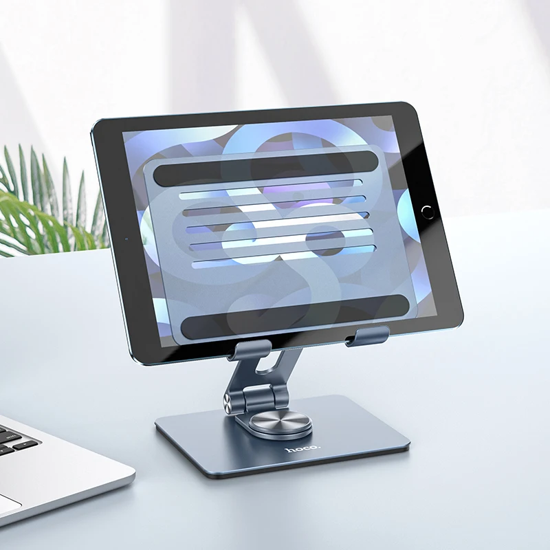 HOCO PH52 Aluminum Alloy Foldable 360&deg; Rotatable Notebook Holder For iPad Air Anti Slide Business Laptop Bracket For Macbook Pro