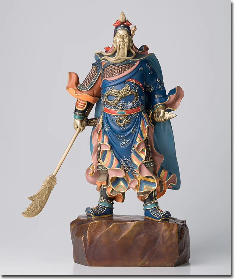 

Large # HOME OFFICE SHOP Company Efficacious Talisman Money Drawing TOP Martial God of wealth Guan gong Guan di FENG SHUI statue