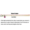 Cat Collar Glow in the Dark Footprint Cute Charms Adjustable Luminous Pet Collar for Kitten Chihuahua Night Walking Camping 2