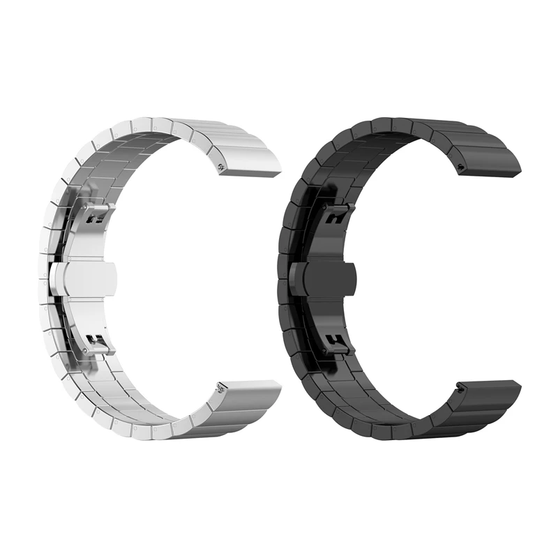 

Металлический ремешок для смарт-часов Ticwatch Pro/Ticwatch E2/Ticwatch S2, браслет из нержавеющей стали, ремешок для часов
