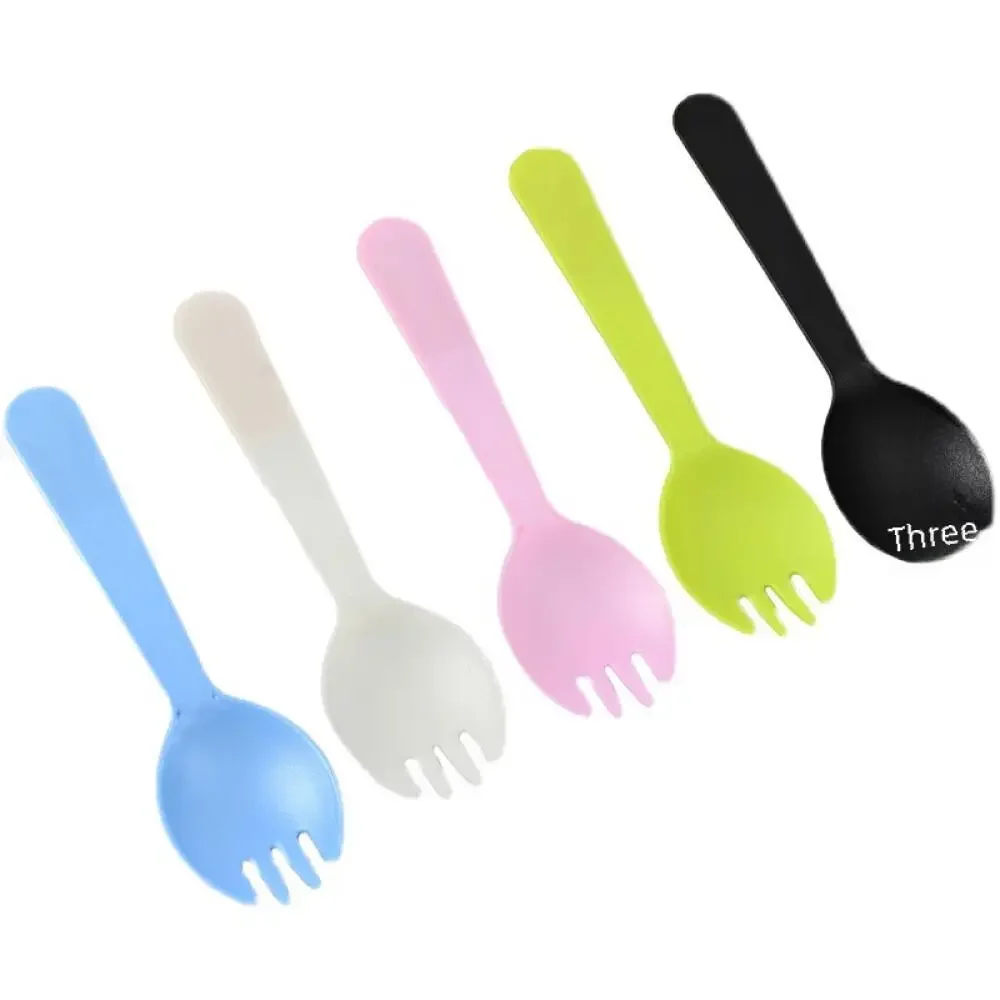 Disposable Utensils Spoon Fork Reinforced Individual Packing Dessert Salad Tableware Fruit Cutlery Price