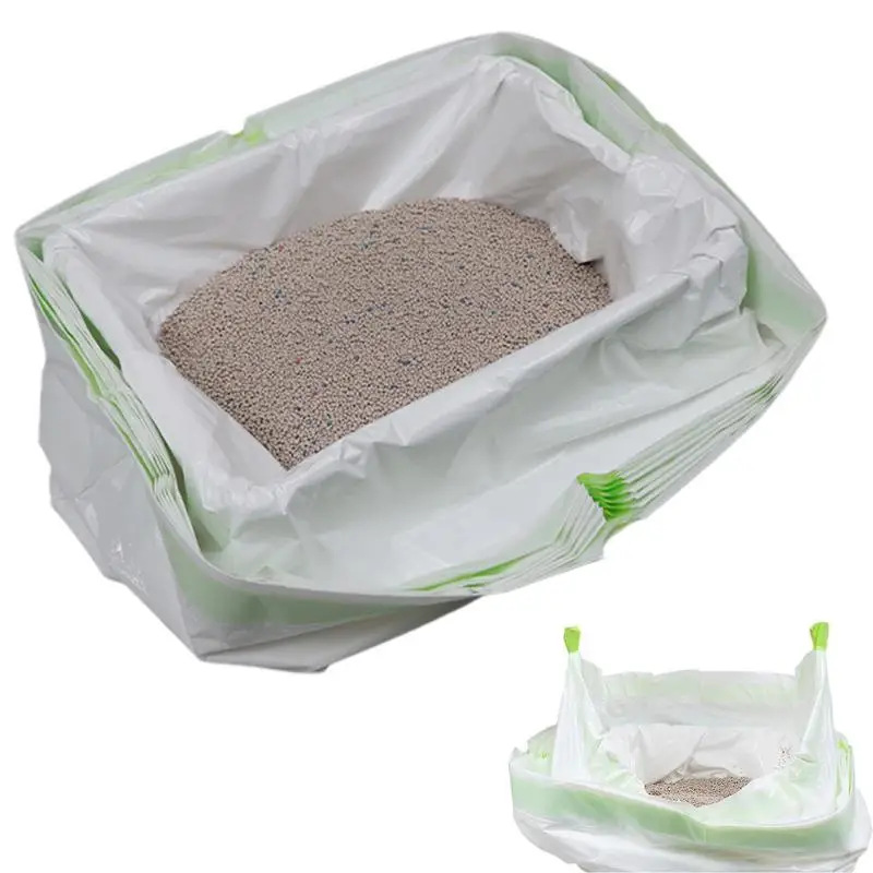 

Sifting Cat Litter Liners Thcik And Durable Lazy Shovel-Free Pet Garbage Bag Easy To Use Heavy-Duty Cat Poop Bag With Filter