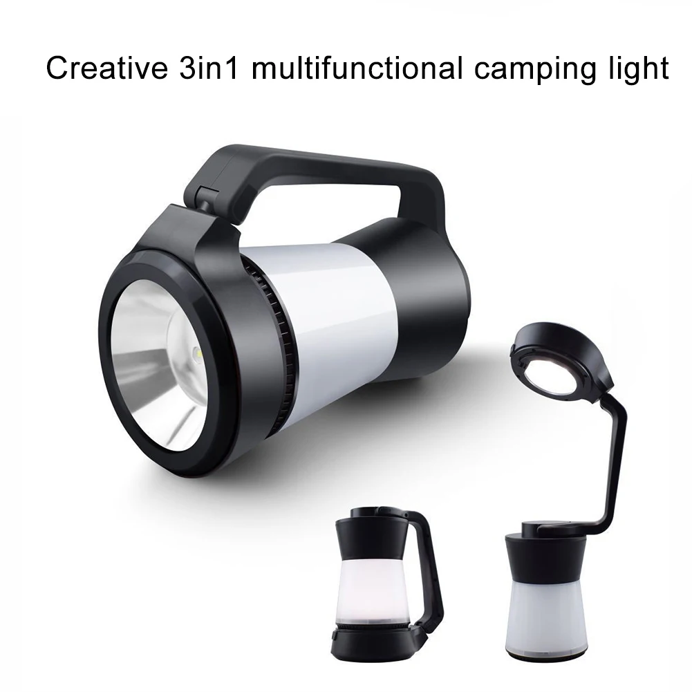 

New Camping Lights & Lanterns Camping Lights With 1200mAh Rechargeable Battery Handle 3 Lighting Modes Lamp For Outdoor Indoor