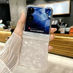Durable Hard Shell Anti-Shock Case for Xiaomi Mix Flip - 3-in-1 Protection (Clear)