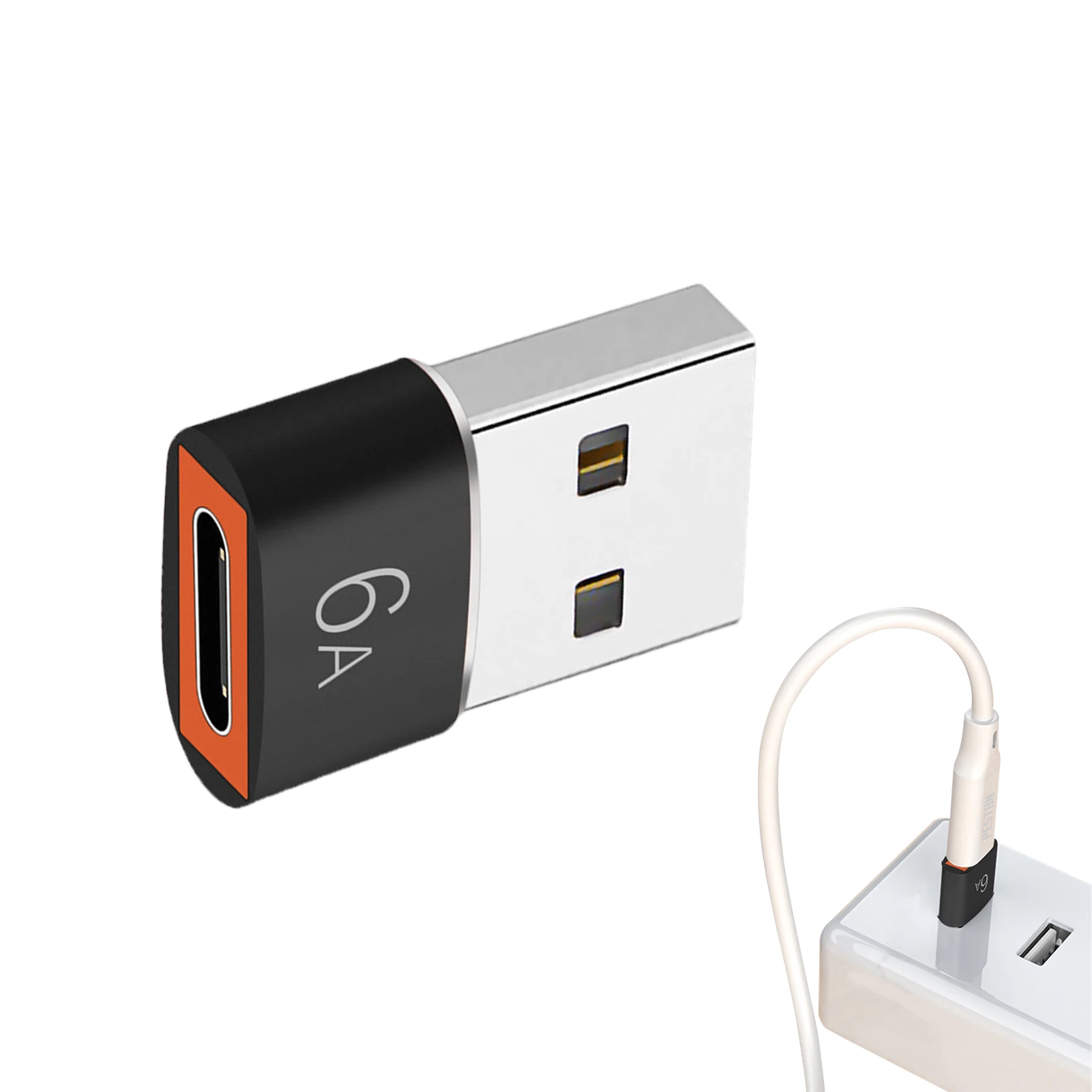

USB Adapter PoTo A Power Charger Converter Type C Charger Cable Power Converter For Fast Charging And Data