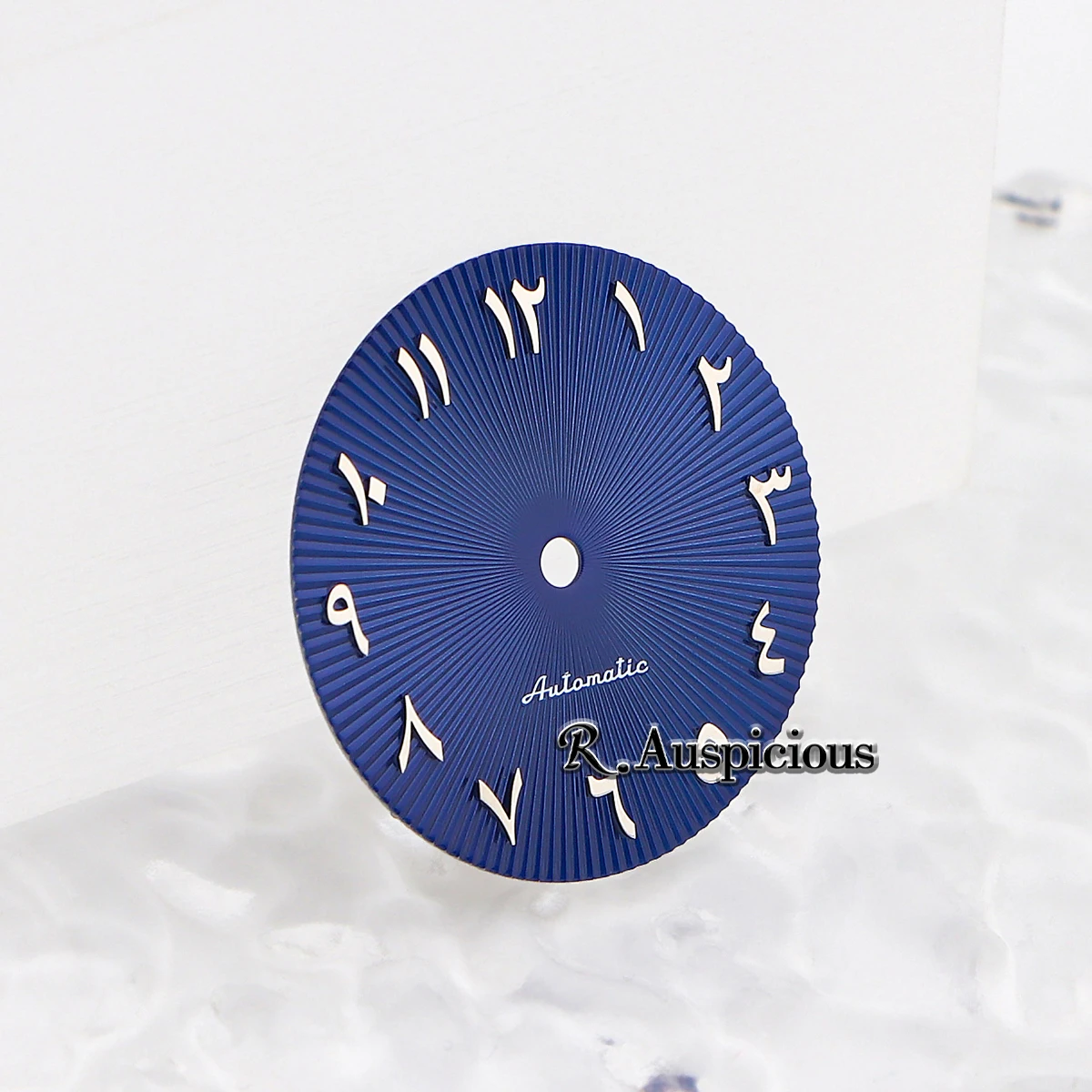 28.5mm Black and White Arabic Math Dial for Watch Repair and Replacement