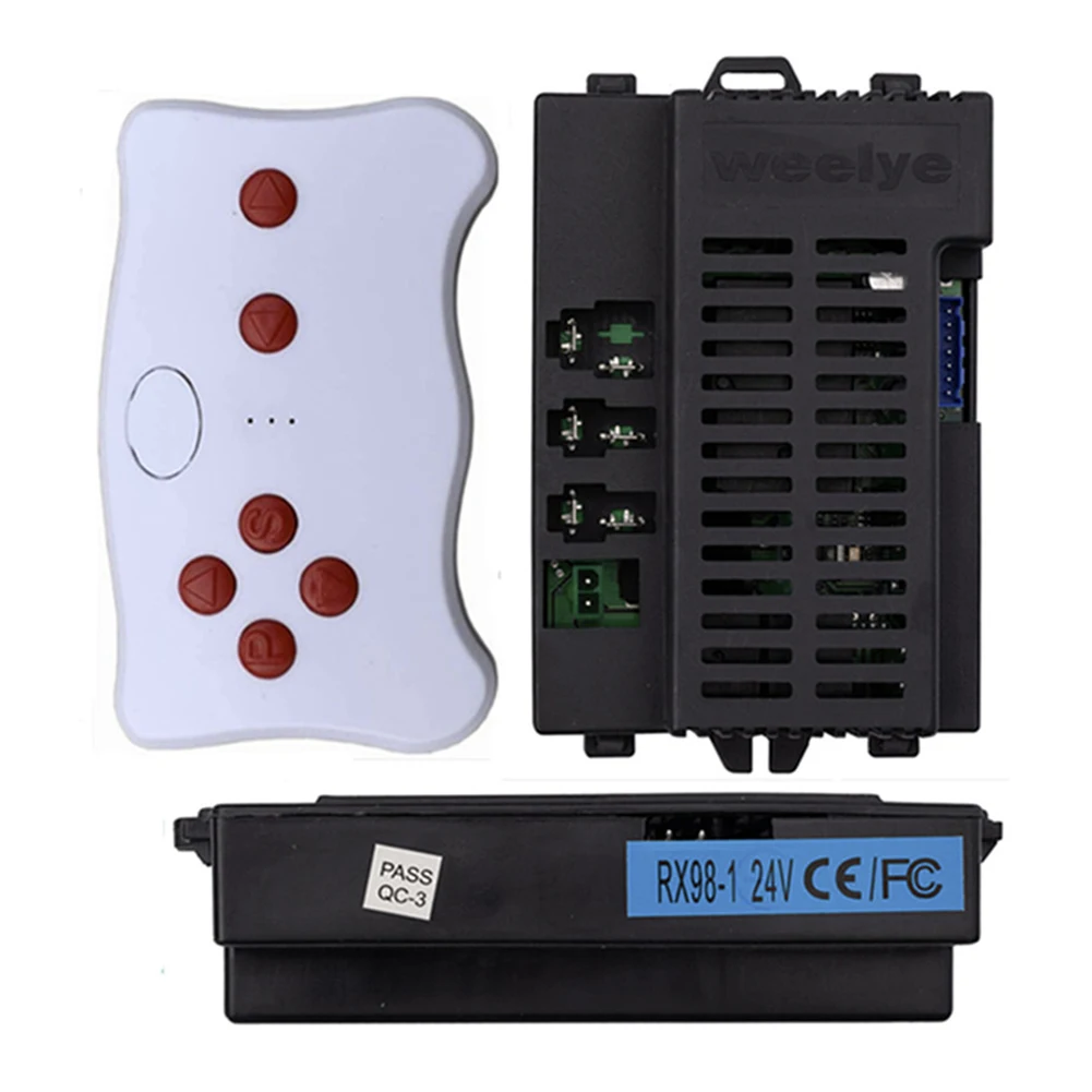 weelye RX98 24V Receiver Control Box, Compatible with Certain Children's Electric Ride On Toys, Complete Package