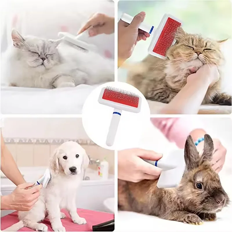 Pet Grooming Comb with Shedding Control Needles for Dogs, Cats, and Small Pets