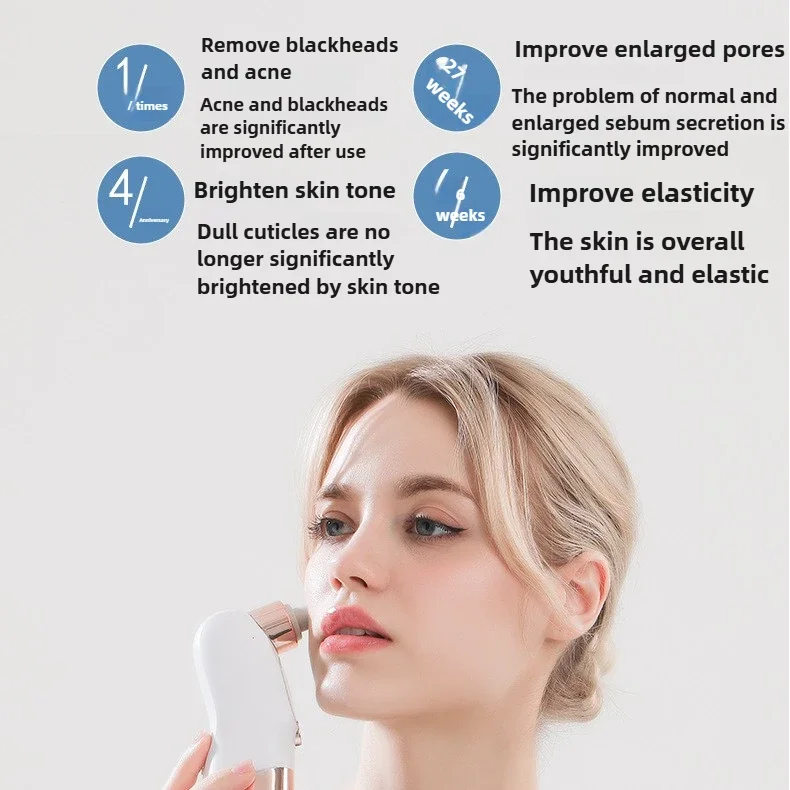 Blackhead Remover Pore Vacuum Face Cleaner Electric Pimple Acne Black Head Removal USB Rechargeable Water Cycle Black Dot Remove acne and blackhead removal tools