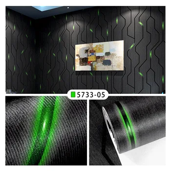 วอลเปเปอร์ KTV ฝาผนัง3D แถบดนตรีสเตอริโอตกแต่ง kertas dinding kamar เล่นเกมสัมผัสเทคโนโลยีแฟลช 4