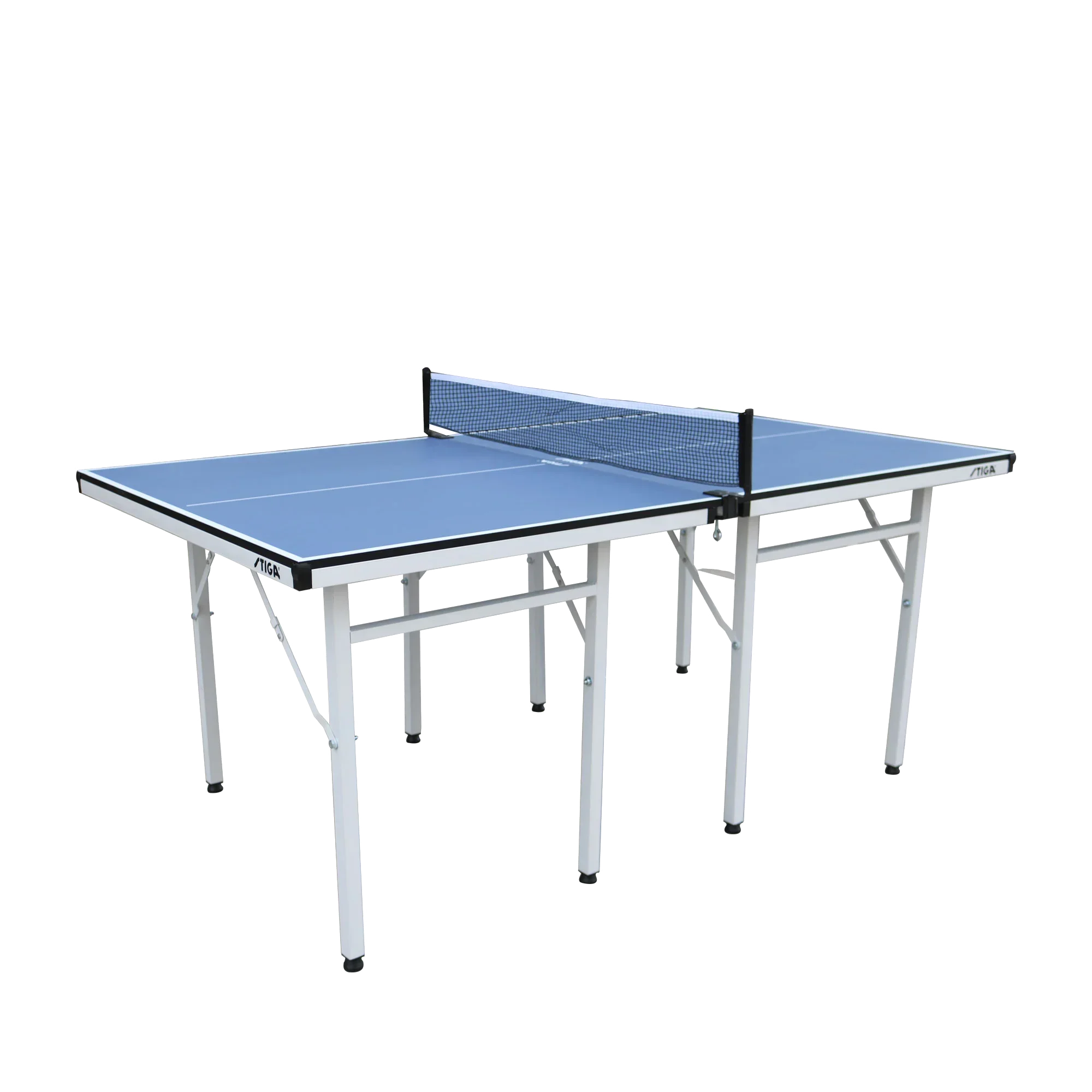 Professional Indoor/Outdoor Mini Table Tennis Table Hot Foldable 25mm SMC Steel Surface Bats Balls Included