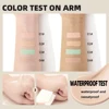 QIBEST 5ml Liquid Foundation Concealer Women Face Makeup Waterproof Oil-Control Concealer Base Cream Cover Dark Circles Cosmetic 5