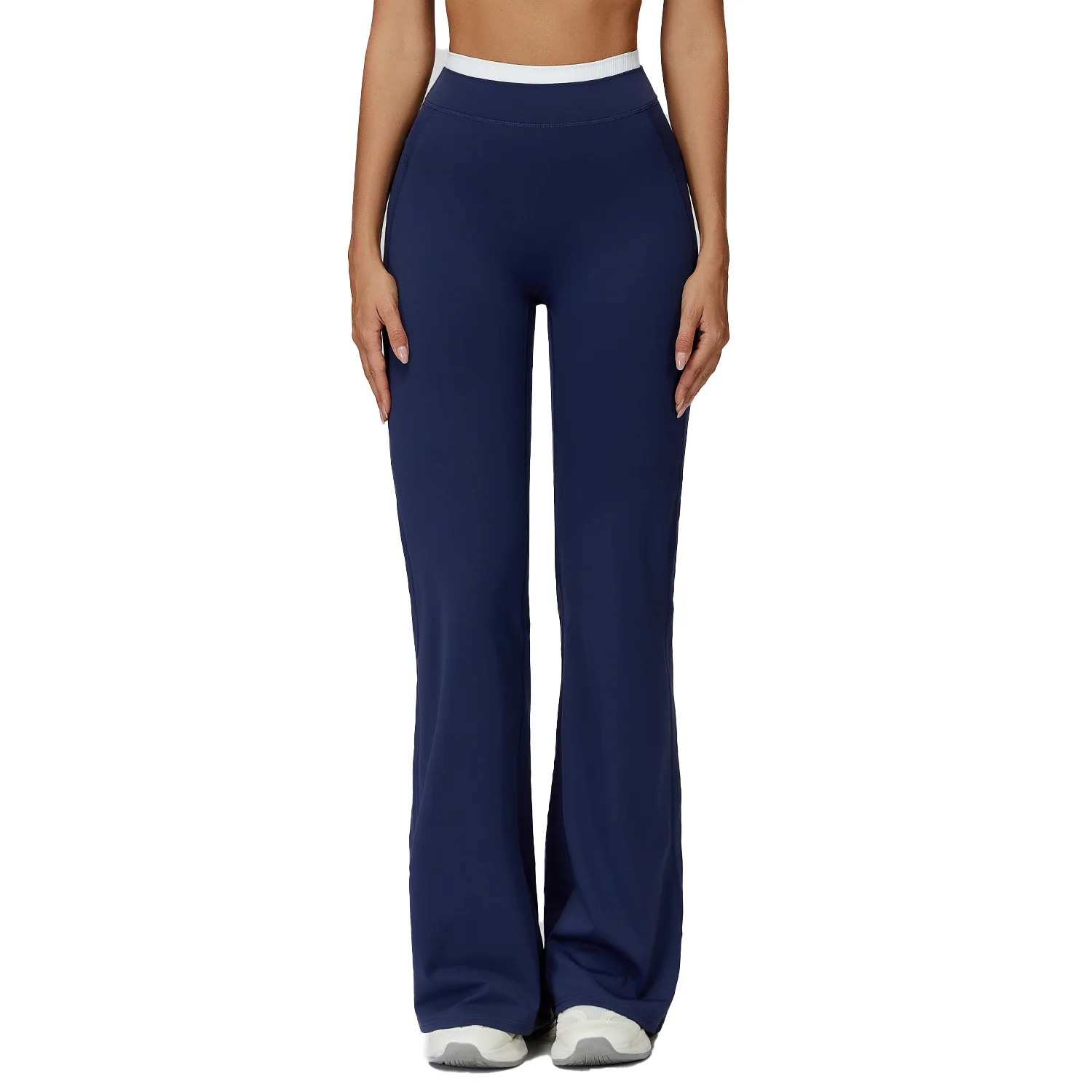 Women Gym Flared Pants Leggings Workout Woman ECO High Waist Butt Lifting Yoga Trousers Pilates Dance Fitness Bell-Bottom Pants 2