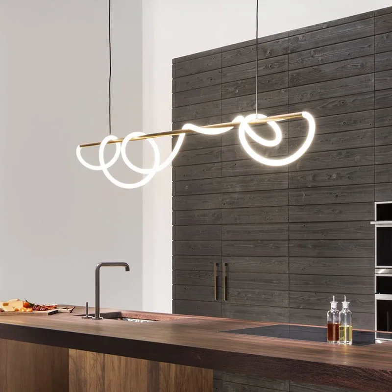 Led Ceiling Chandelier Nordic Hose Dimmable for Kitchen Dining Living Room