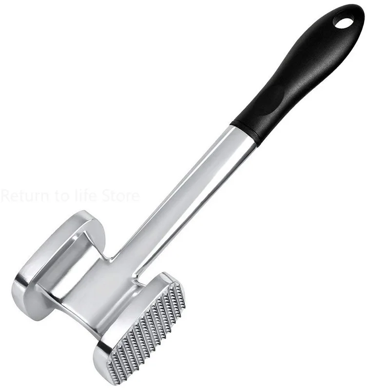 Meat Tenderizer Hammer Stainless Steel Loose Meat Tenderizers Meat Hammer For Steak Pork Pounders 1Pcs Kitchen Tools