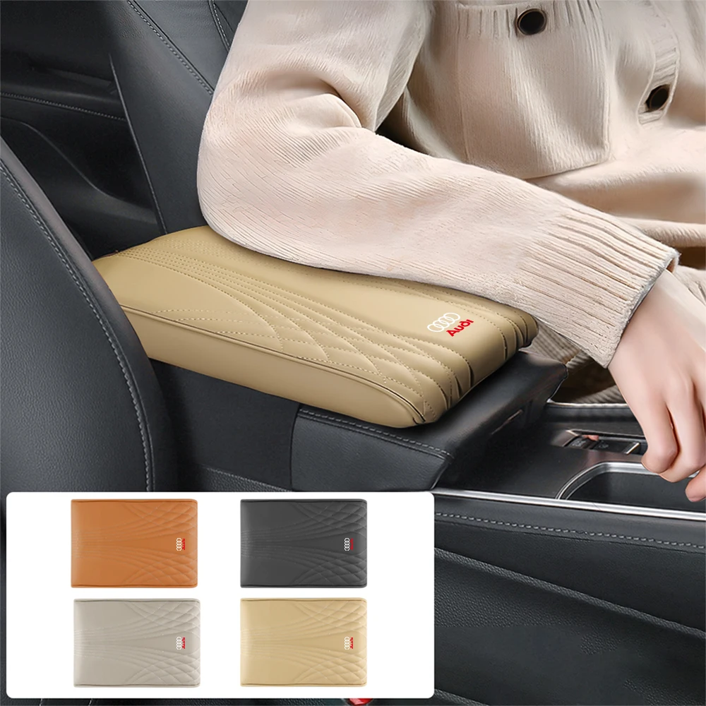 Premium Car Interior Armrest Pad Center Console Cushion Mat Accessories