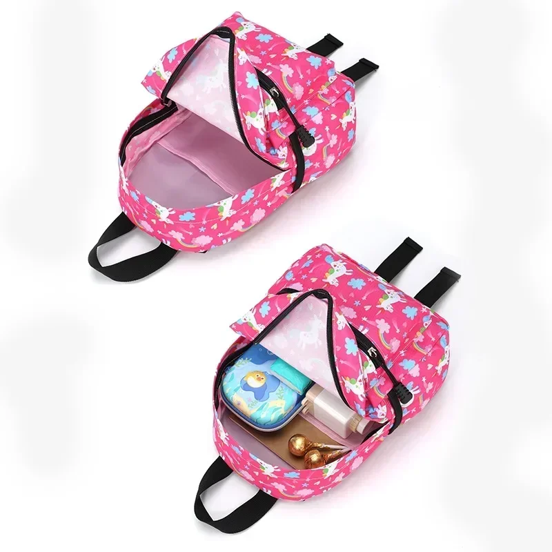Cartoon Kids School Backpack Bag Lightweight Travel Rucksack Boys Girls Schoolbag Primary Student Bookbag Children Daypack Bag 4