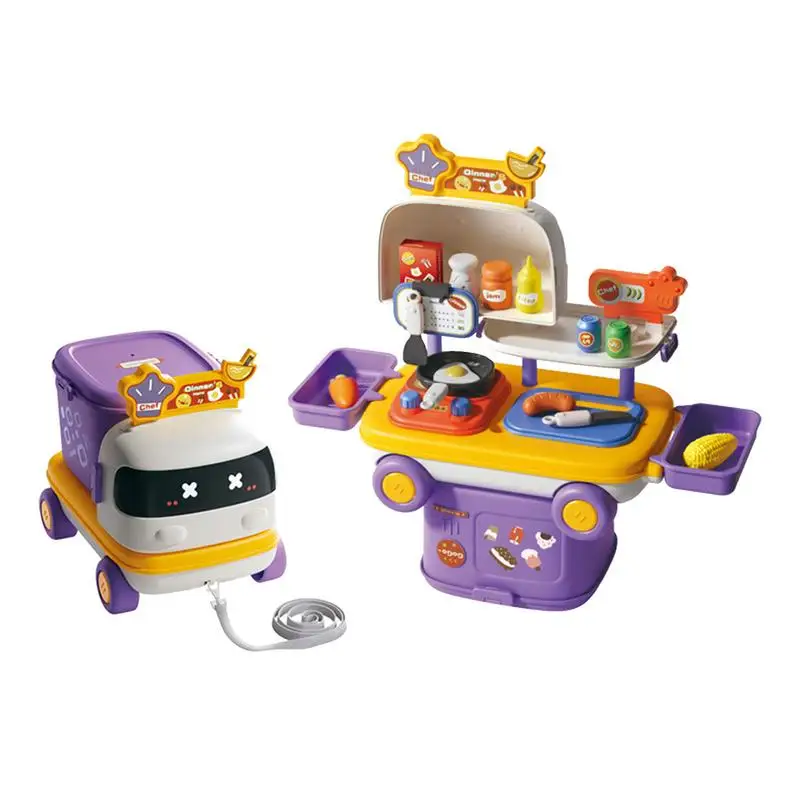 

Car Kitchen Toy Car Shape Kids Kitchen Playset Creative Kids Kitchen Playset Pretend Doctor Kit Safe Little Girl Makeup Set For