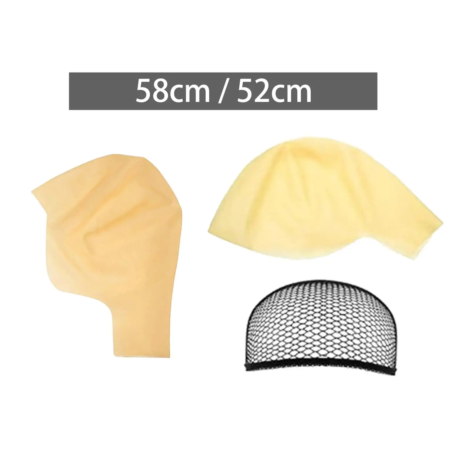 Latex Skinhead Cap Durable Bald Cap Scalp Cover Fake Bald Head for Party Supplies Prop