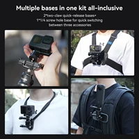 TELESIN Magnetic Quick-release adapter with 1/4 screw For Gopro Hero Insta 360 DJI OSMO Action Action camera accessories 4