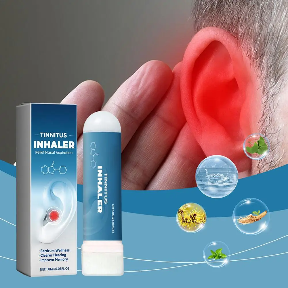 Ear Ringing Relief Treatment Inhaler Relieve Deafness Tinnitus Itching Earache Ear Hard Hearing Treatment Health Care