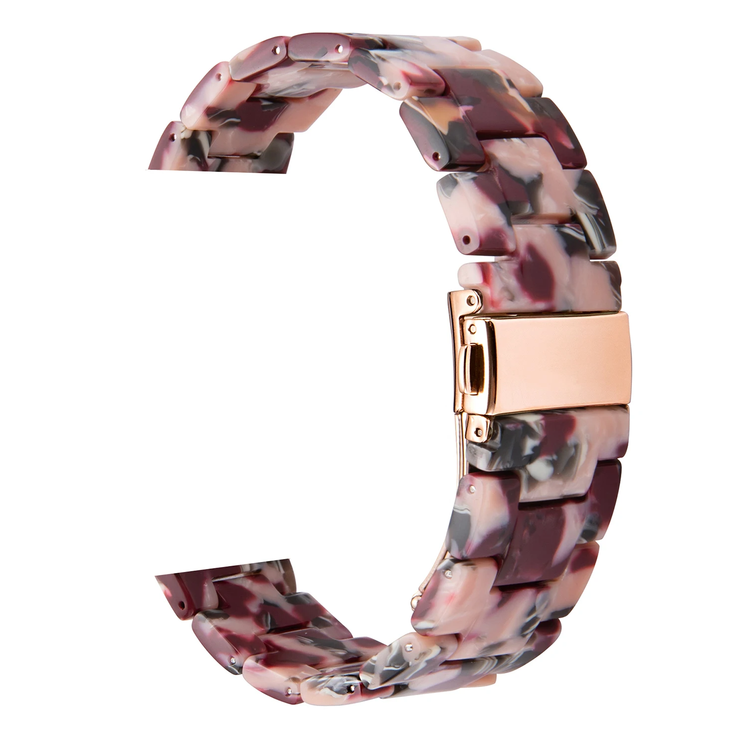 Universal 18mm Women's Resin Watch Strap - Trendy Design