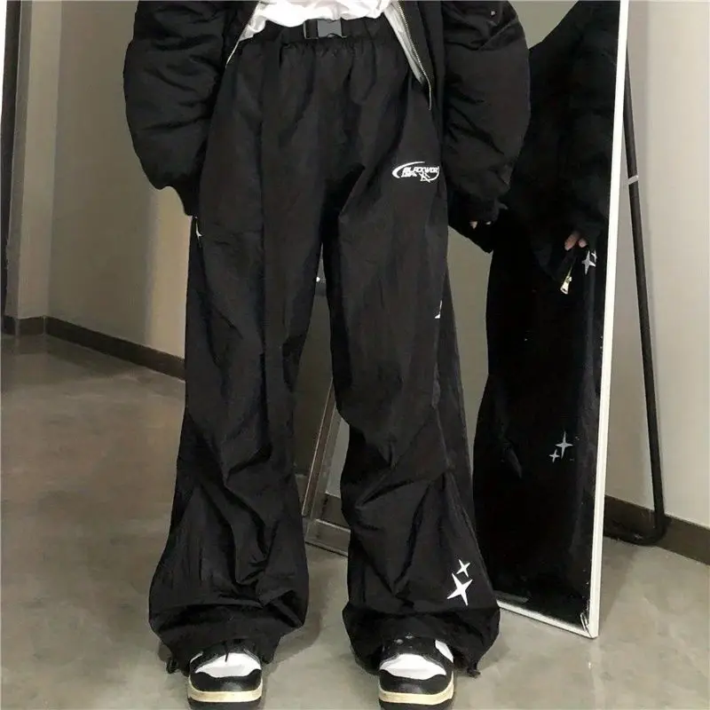 【TUOMIO】STRAP WIDE PARACHUTE PANTS ★韓国人気★ 追跡付 Amazon.com: Sumleno Womens Parachute Pants Wide Leg Baggy