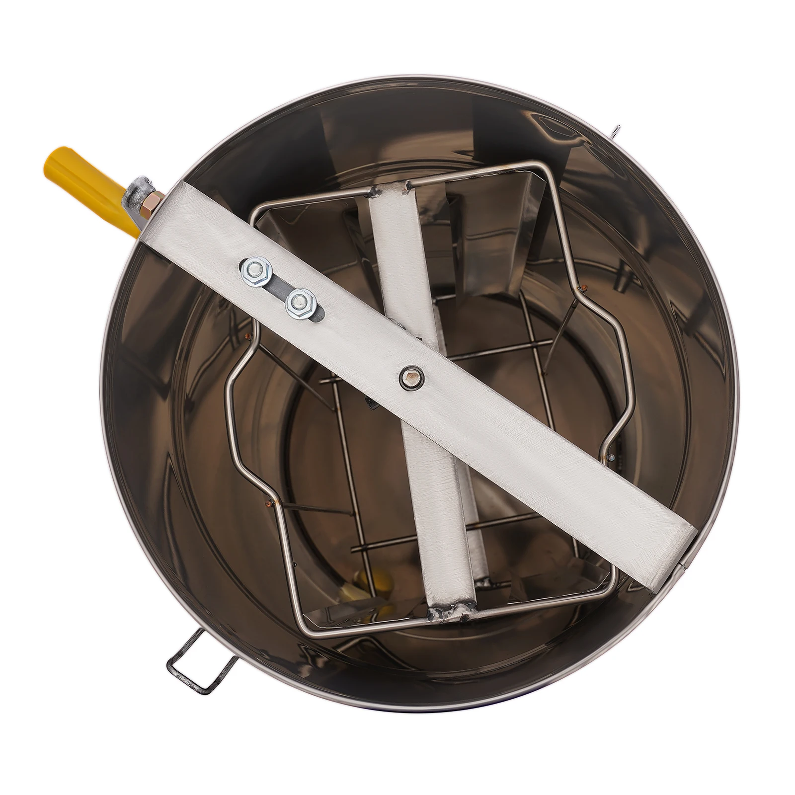 Honey Extractor 2 Two Frame stainless Manual Crank Honey Bee Spinner Beekeeping