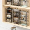 Acrylic Plastic Makeup Organizer Storage Box Lipstick Jewelry Display Organizer Transparent Cosmetics Case Brush Holder 3