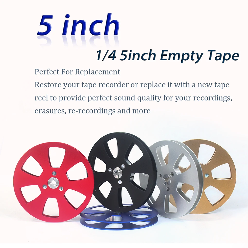 Strong And Durable Metal Reel For Reel To Tape Recorder 6 Holes Empty Metal Unwinder Parts