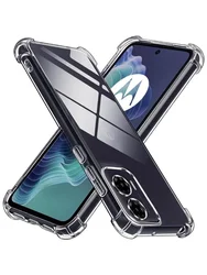 Transparent Shockproof Protective Clear Phone Case Cover - Moto G05 (Clear)