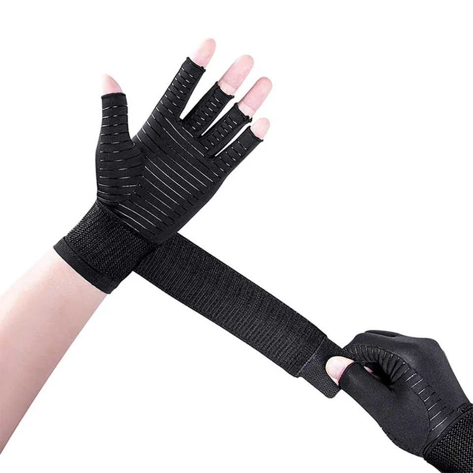 Compression Gloves Gym Gloves 1Pair Carpal Tunnel Support Outdoor Sports