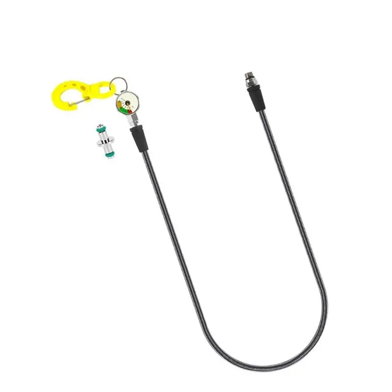 652F 전문 다이빙 장비 고압 탄소 섬유 호스 밤 빛나는