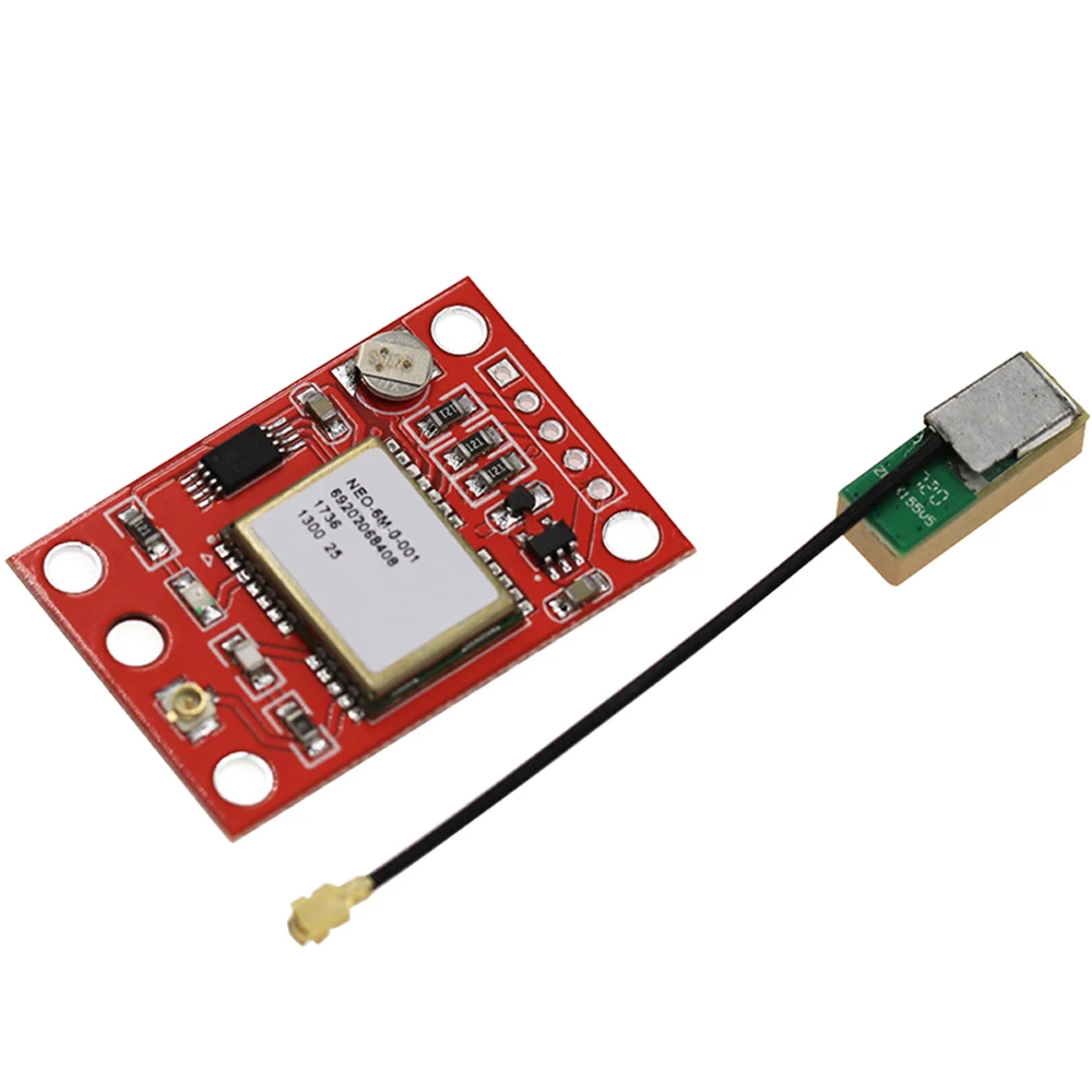 

GY-NEO6MV2 NEO-6M GPS Module NEO6MV2 with Flight Control EEPROM MWC APM2.5 Large Antenna 3V-5V Power Supply for Arduino