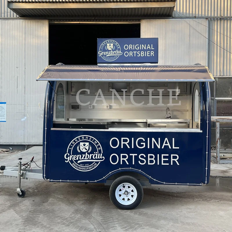 Fast Food Carts Halal Grill Kitchen Restaurant Gelato Cart Pizza Truck Mobile Coffee Ice Cream Food Trucks Kiosk Outdoor