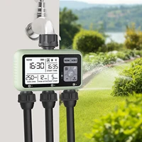 Eshico HCT-378 Newest 2024 3-Outlet Water Timer Independent Control Program Digital Garden Sprinkler 6
