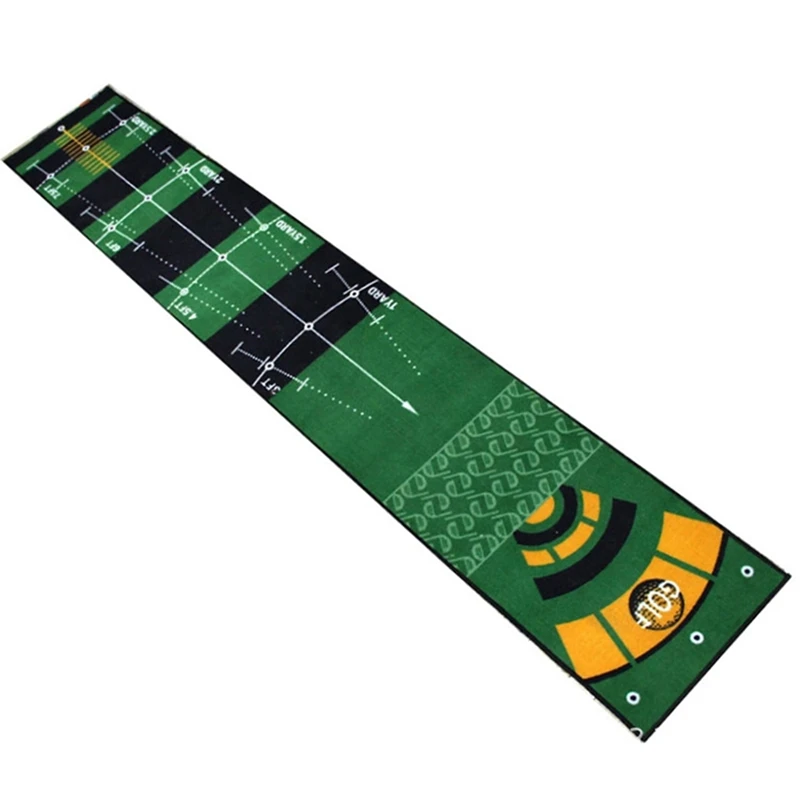 

New-Indoor Golf Putting Training Mat Washable Anti-Slip Green Practice Golf Putting Mat