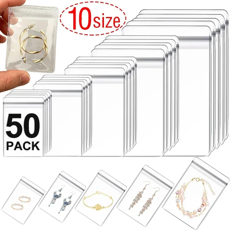 Jewelry Organizer Pouch Bags Transparent 3